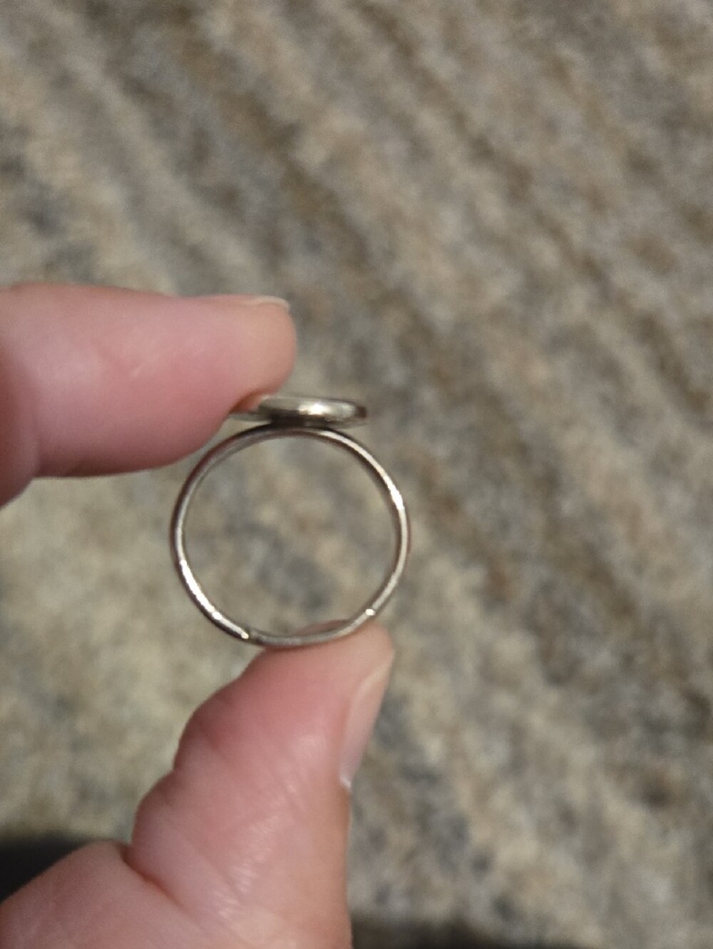 Hello Kitty Purple and Silver Adjustable Ring - Picture 3 of 5